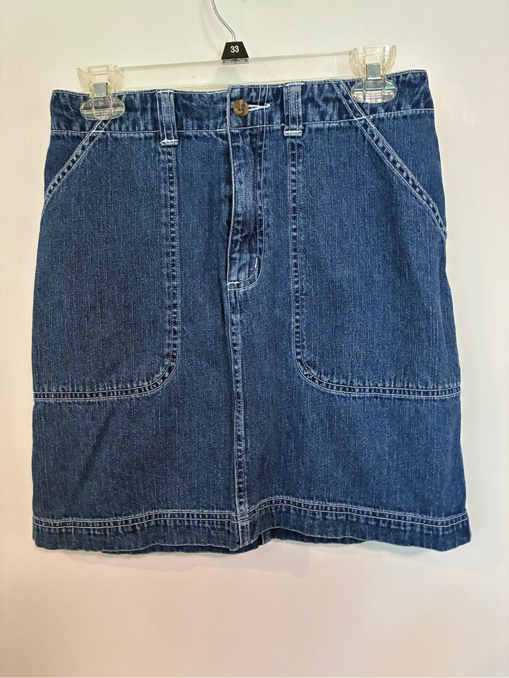 High Sierra Dark Blue Denim Mini Skirt